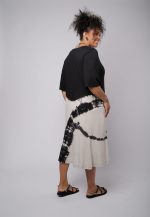 Vestido Feminino Em Malha Estampado - Preto - Imagem 3