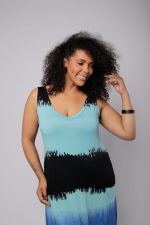 Vestido Em Malha Sem Manga - Preto - Imagem 2