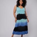 Vestido Em Malha Sem Manga - Preto