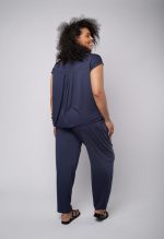 Blusa Feminina Em Malha Com Manga Curta - Estampado - Imagem 3