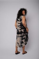 Vestido Feminino Em Malha Sem Manga - Imagem 4