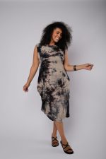 Vestido Feminino Em Malha Sem Manga - Imagem 3