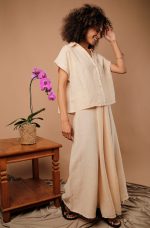 Calça Feminina Em Linho Puro