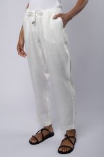 Calça Lola Feminina Em Linho Puro - Imagem 10