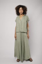 Calça Feminina Em Linho Puro - Imagem 5