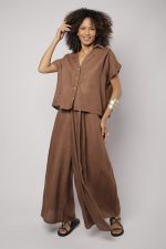 Calça Feminina Em Linho Puro - Imagem 6