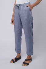 Calça Lola Feminina Em Linho Puro - Imagem 6