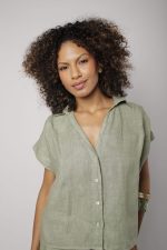 Camisa Feminina Em Linho Puro - Imagem 5