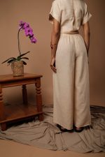 Calça Feminina Em Linho Puro - Imagem 3