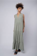 Vestido Elis Feminino Sem Manga - Imagem 4