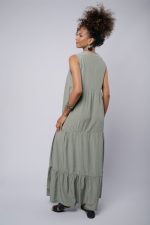 Vestido Elis Feminino Sem Manga - Imagem 5