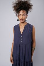 Vestido Elis Feminino Sem Manga - Imagem 2