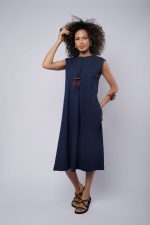 Vestido Lia Feminino Em Malha Sem Mangas - Imagem 4