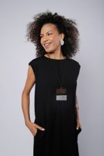 Vestido Lia Feminino Em Malha Sem Mangas - Imagem 2