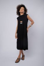 Vestido Lia Feminino Em Malha Sem Mangas