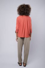 Blusa Ana Feminina Em Malha Decote em V - Imagem 3