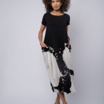 Vestido Feminino Em Malha Com Manga Curta - Preto